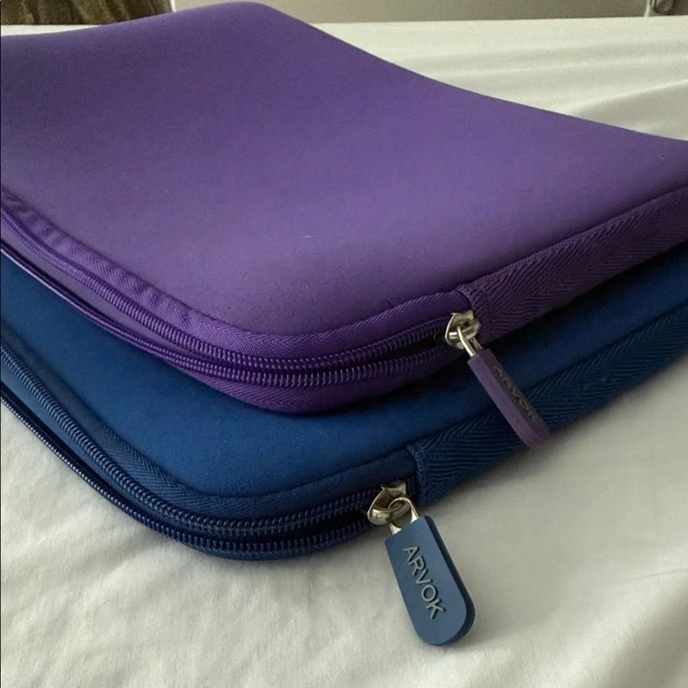 Purple and Blue Tablet Sleeves
